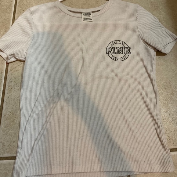 PINK Victoria's Secret Tops - white PINK shirt